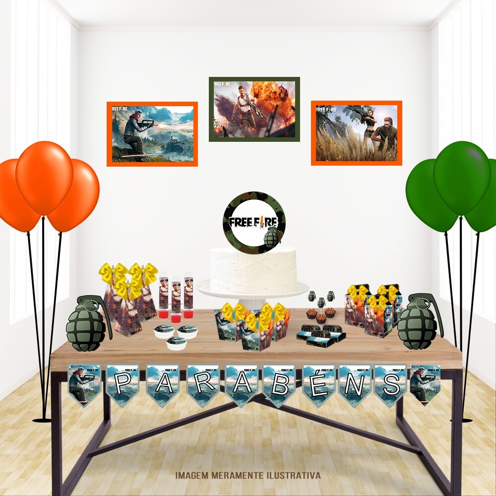 Kit Festa Free Fire P