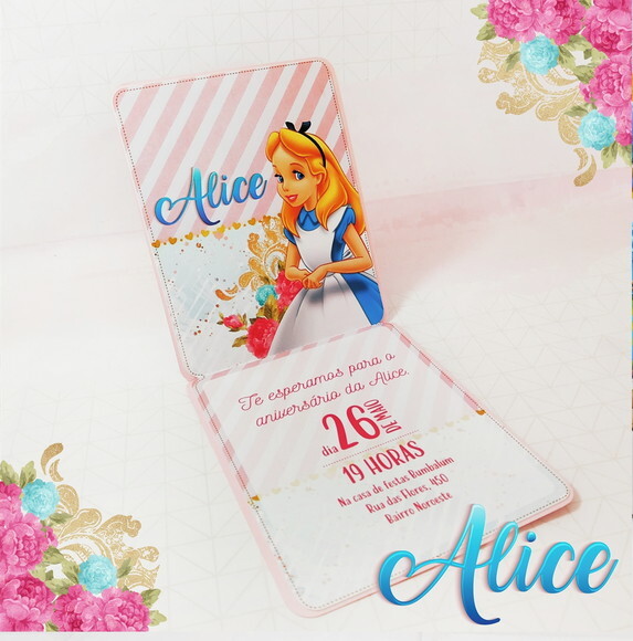 Convite Alice