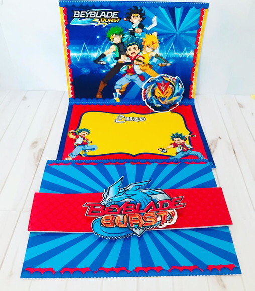 Convite Beyblade