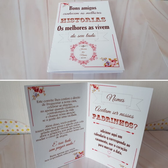 Convite de Casamento