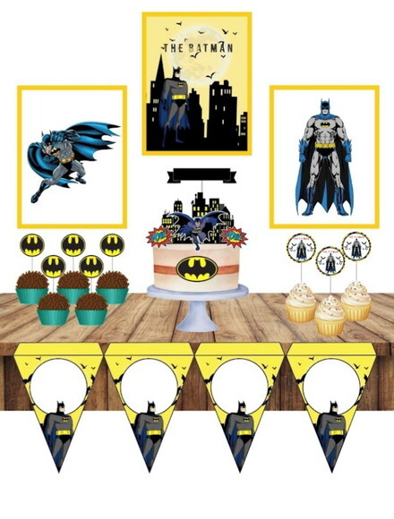 KIT É SÓ UM BOLINHO SIMPLES - Batman