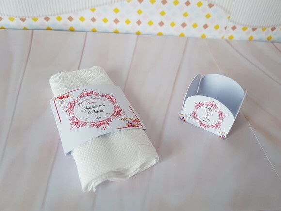 Kit Forminha e Porta Guardanapo Vintage