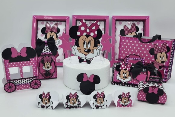 Kit Só Bolinho Grande - Minnie