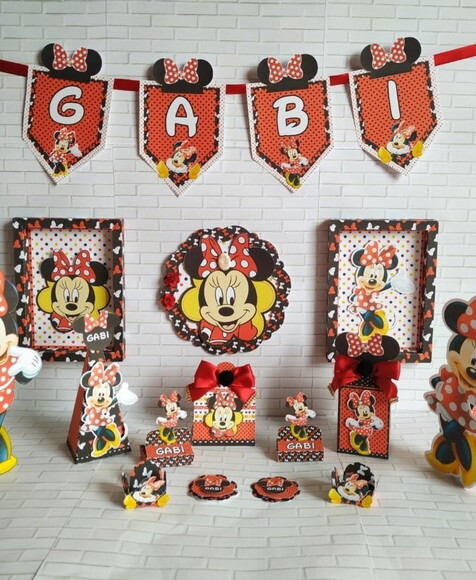 Kit Só Bolinho Grande - Minnie