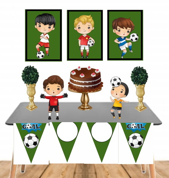 Kit Só Um Bolinho Futebol Jogador