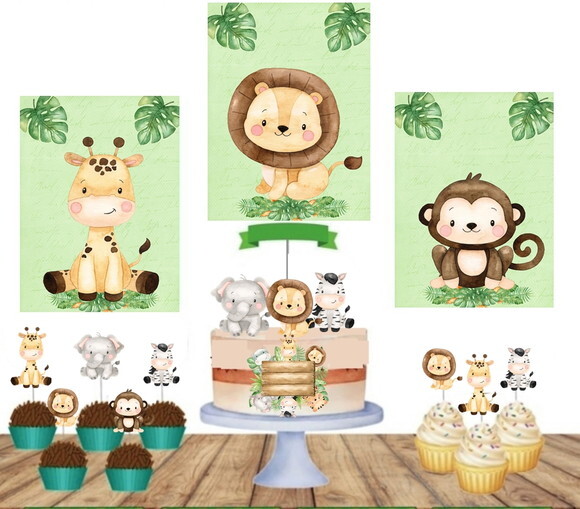 Kit Só Um Bolinho no Safari