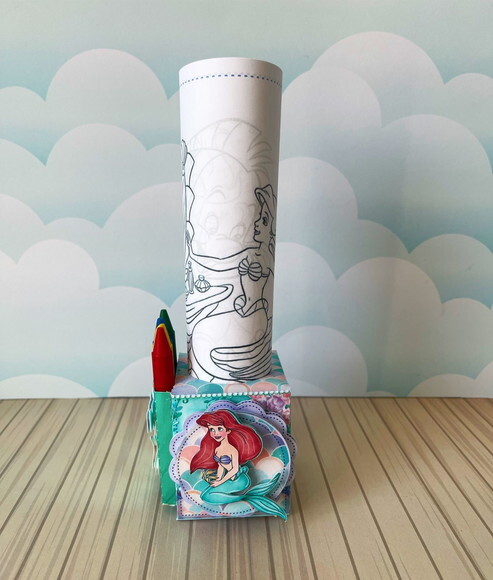 Lembrancinha Pintura Ariel Sereia