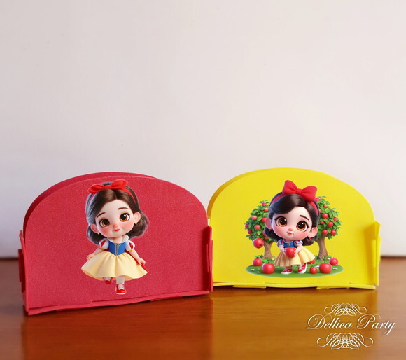 Porta Guardanapo Branca de Neve Cute