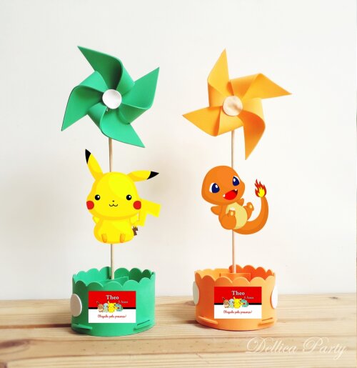 Centro de mesa Pokemon