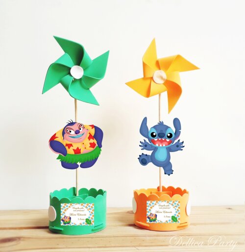 Centro de mesa Lilo Stitch
