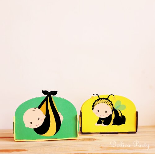 Lembrancinha Porta Guardanapo Abelhinha