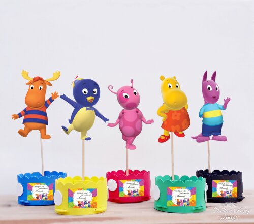 Centro de mesa Backyardigans