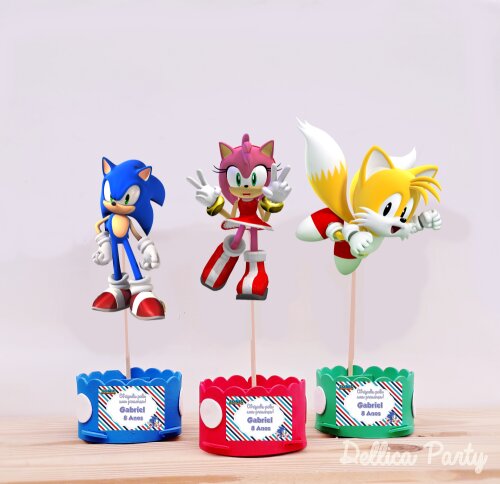 Centro de mesa Sonic