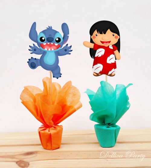 Centro de mesa Lilo Stitch