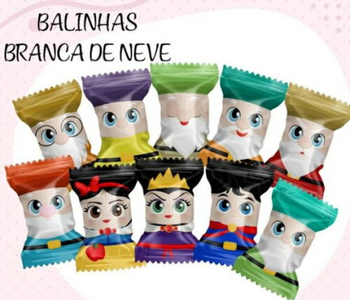 Bala Personalizada - Branca de Neve