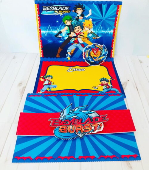 Convite Beyblade