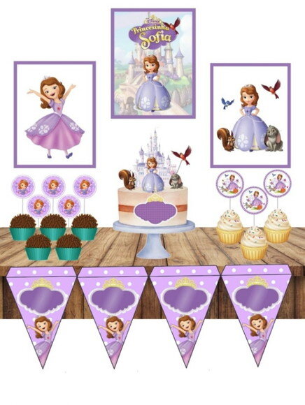 KIT É SÓ UM BOLINHO SIMPLES - Princesa Sofia