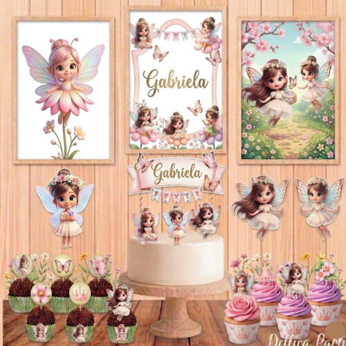 Kit Festa Fadas - Personalizado