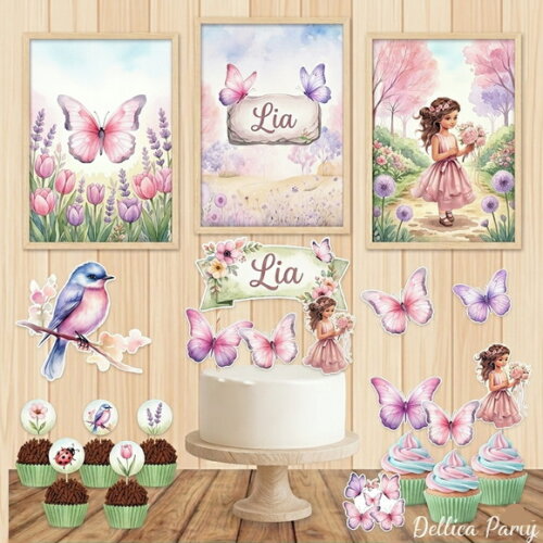Kit Festa Jardim Encantado - Personalizado