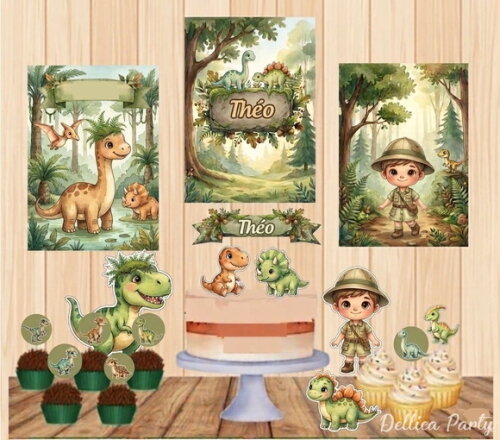 Kit Festa Safari - Personalizado