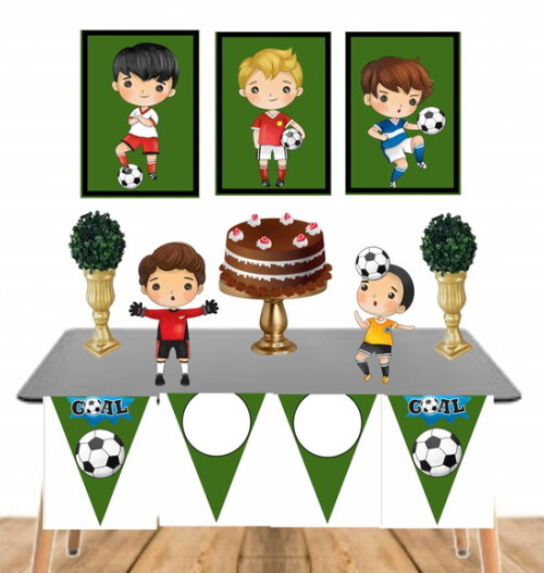 Kit Só Um Bolinho Futebol Jogador