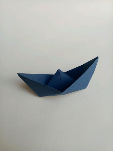 Barco (pequeno) | Decoração em Origami | Enfeite