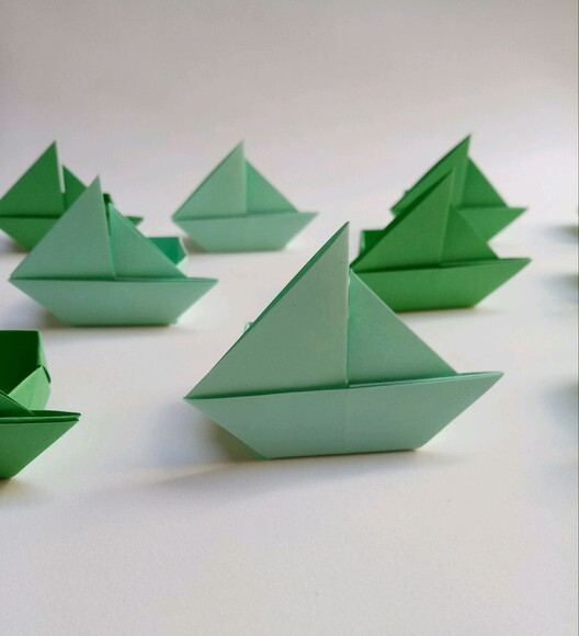 Barco | Forminha para Doces em Origami