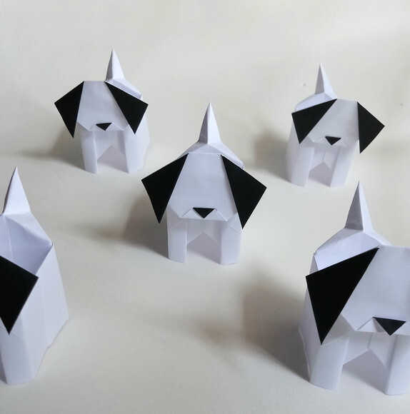 Cachorro | Forminha para Doces em Origami