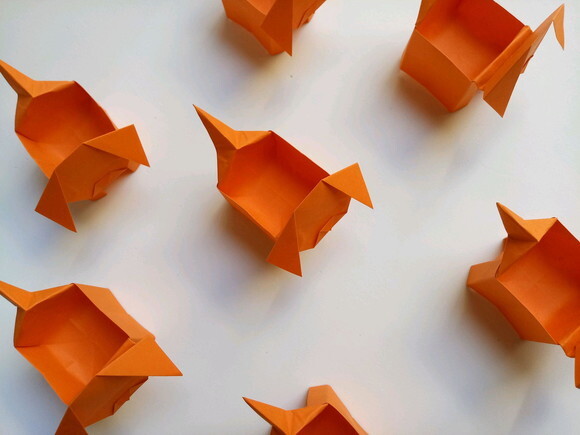 Cachorro | Forminha para Doces em Origami