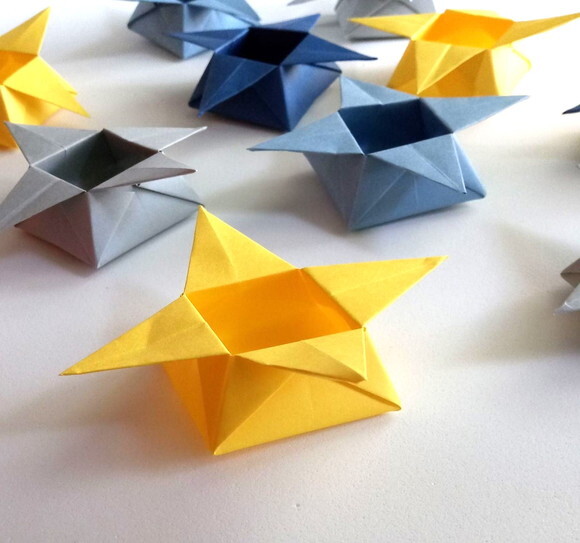 Caixa Estelar | Forminha para Doces em Origami