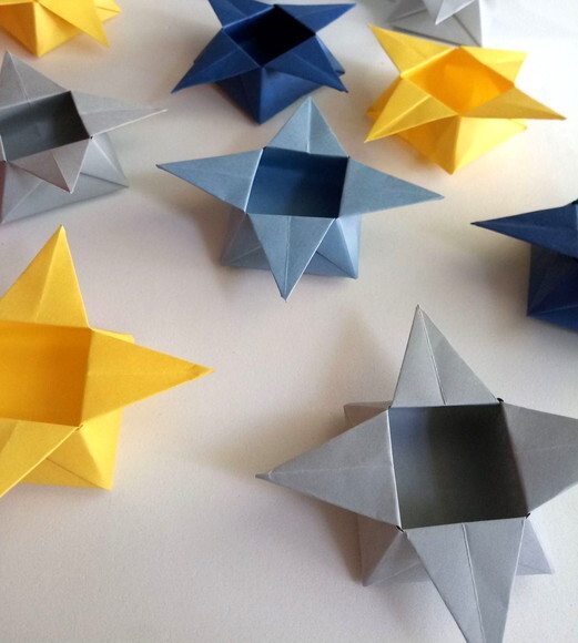 Caixa Estelar | Forminha para Doces em Origami