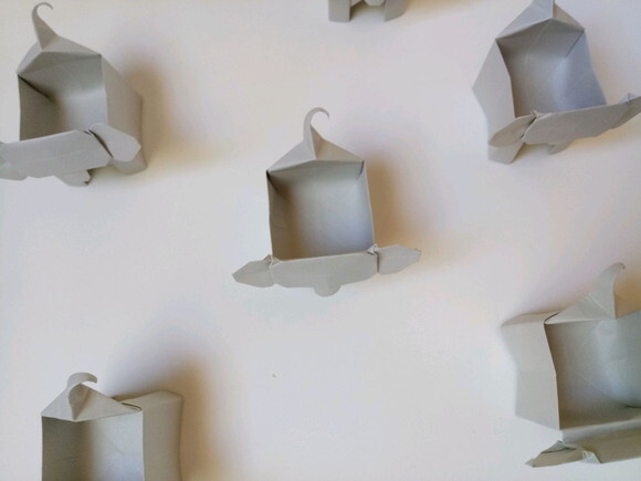 Elefante | Forminha para Doces em Origami