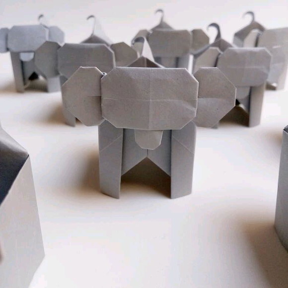 Elefante | Forminha para Doces em Origami