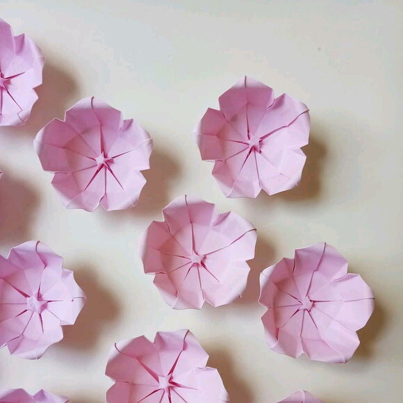 Flor de Cerejeira | Forminha para Doces em Origami