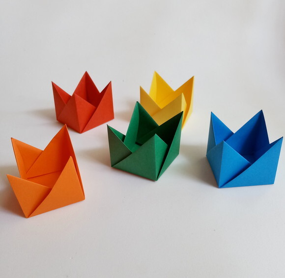 Forminha para Doces em Origami