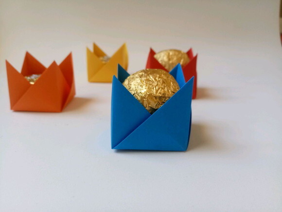 Forminha para Doces em Origami