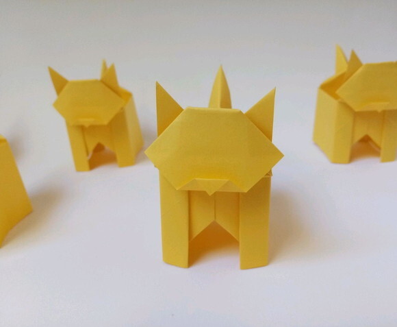 Gatinho | Forminha para Doces em Origami