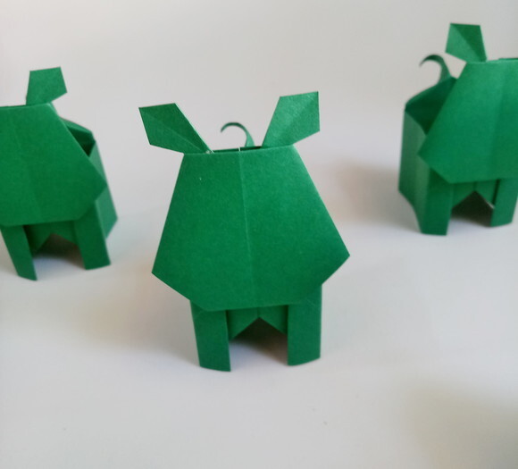 Hipopótamo | Forminha para Doces em Origami