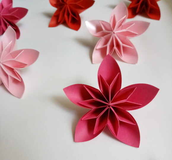Sakura Flor de Cerejeira | Decoração em Origami