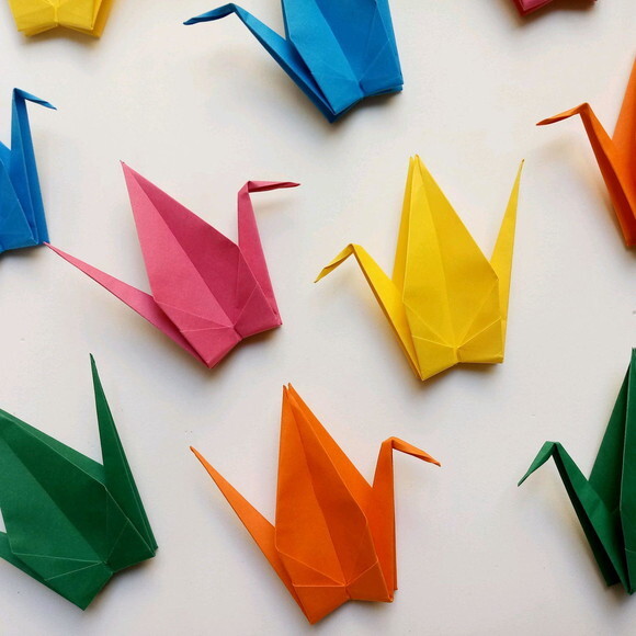 Tsuru Avulso | 13 cm | Decoração em Origami