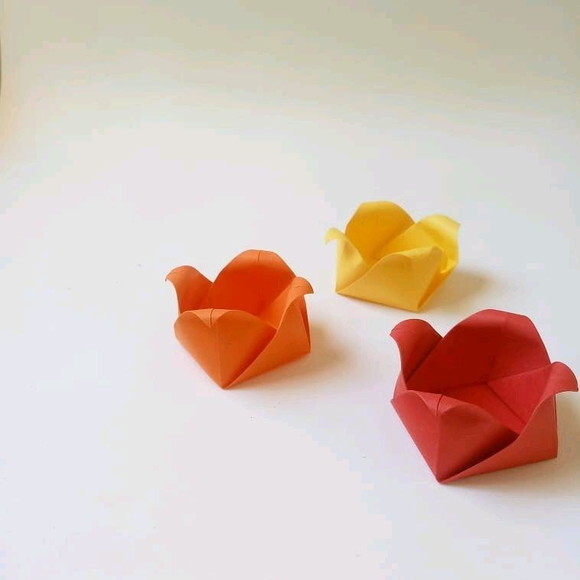 Tulipa | Forminha para Doces em Origami
