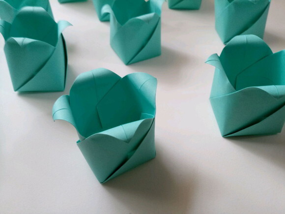 Tulipa | Forminha para Doces em Origami