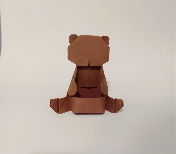 Ursinho | Forminha para Doces em Origami | Lembrancinhas