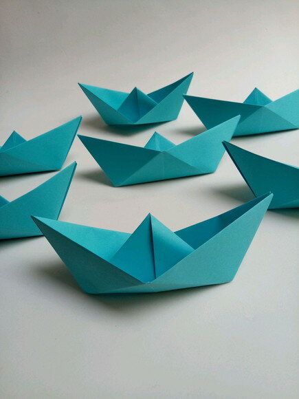 Barco (pequeno) | Decoração em Origami | Enfeite