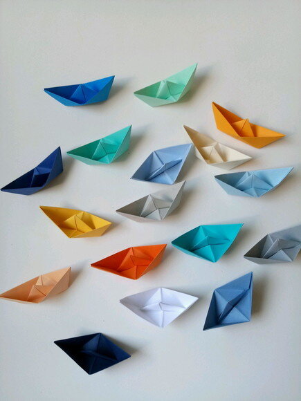 Barco (mini) | Decoração em Origami | Enfeite