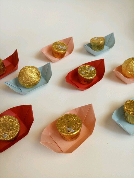 Barco | Forminha para Doces em Origami