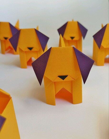 Cachorro | Forminha para Doces em Origami