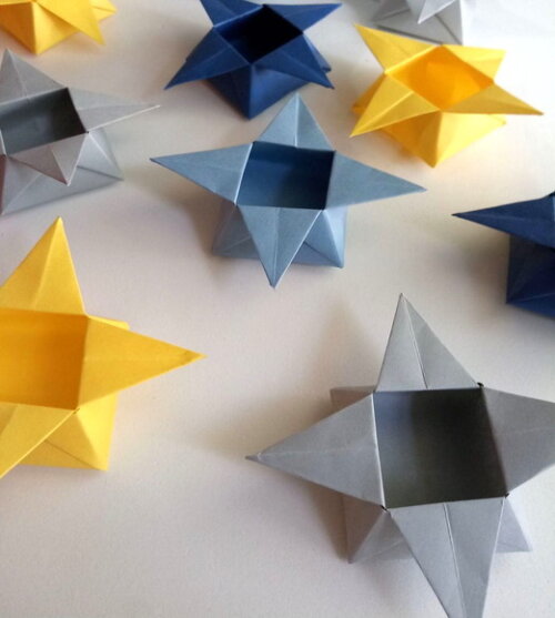 Caixa Estelar | Forminha para Doces em Origami
