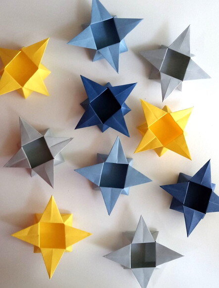Caixa Estelar | Forminha para Doces em Origami