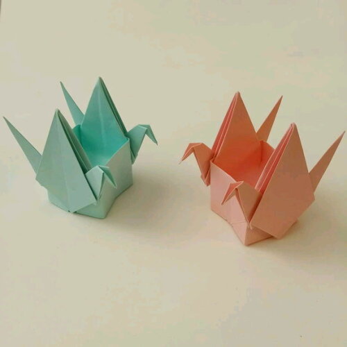 Caixa Tsuru | Forminha para Doces em Origami